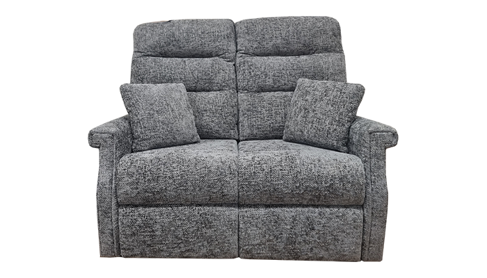 2 Seater Sofa In Weave Charcoal